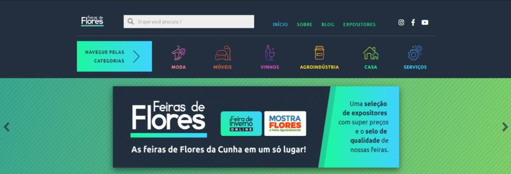 O Portal online da Feira de Inverno é um expositor de diversos segmentos da cidade