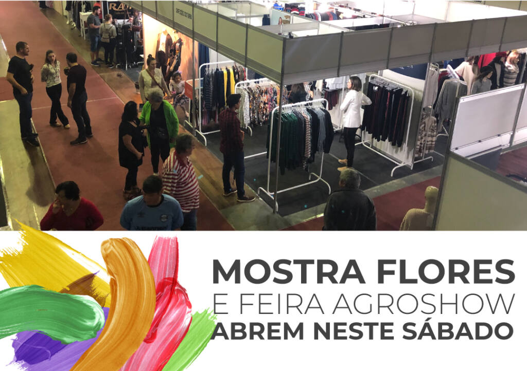 Mostra Flores e Feira Agroshow abrem neste sábado