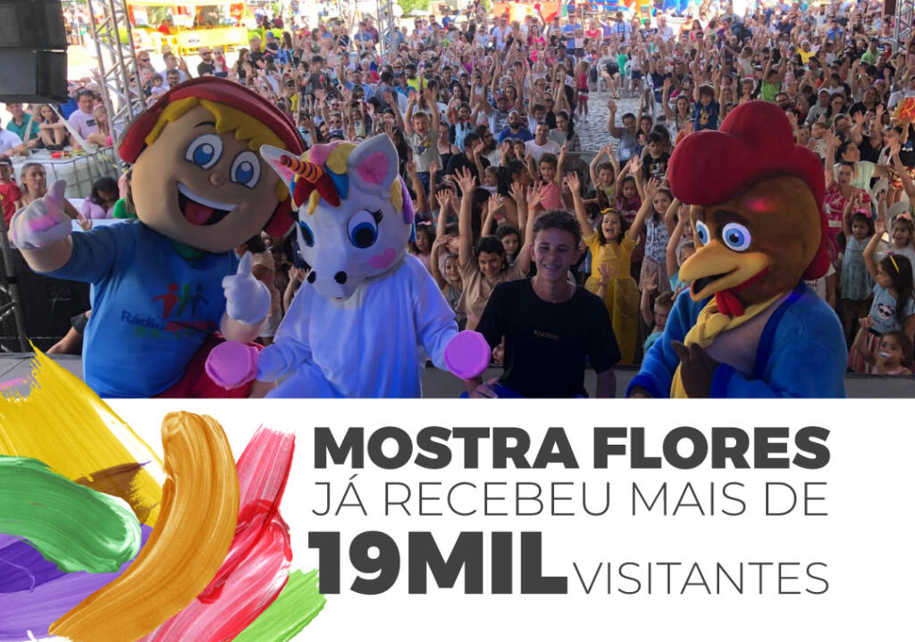 Mostra Flores já recebeu mais de 19 mil visitantes