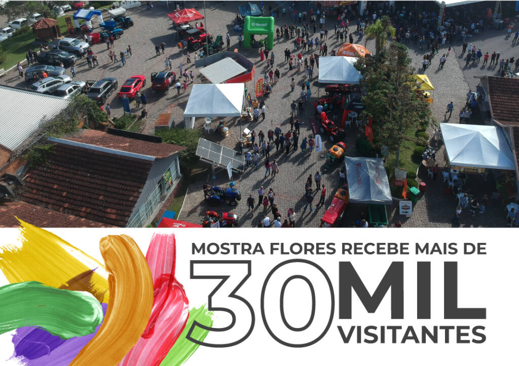 Mostra Flores recebe mais de 30 mil visitantes