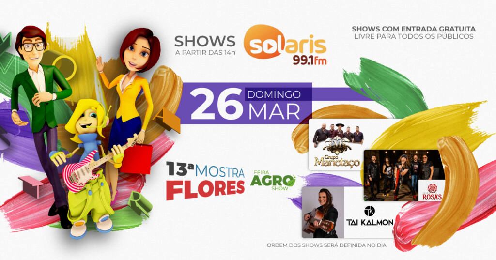 Programação do último final de semana da Mostra Flores