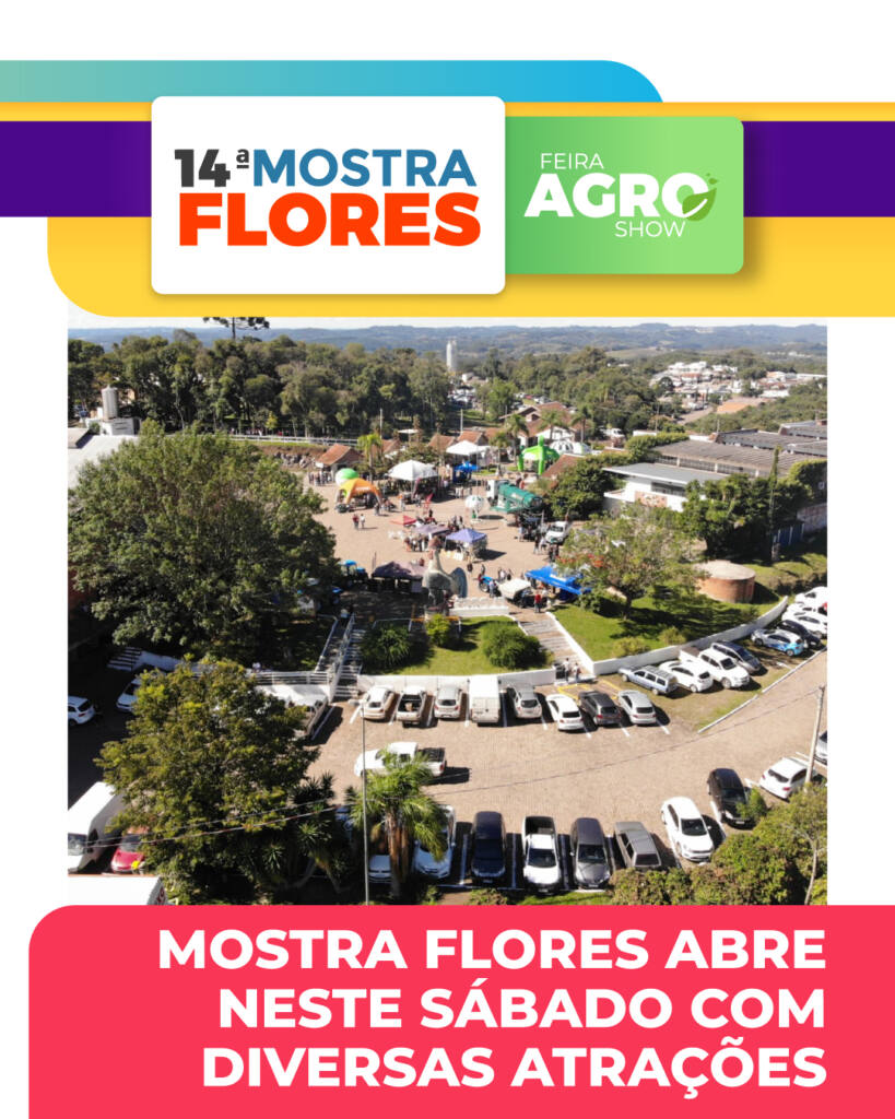 Mostra Flores abre neste sábado com diversas atrações