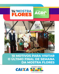 10 motivos para visitar o último final de semana da Mostra Flores