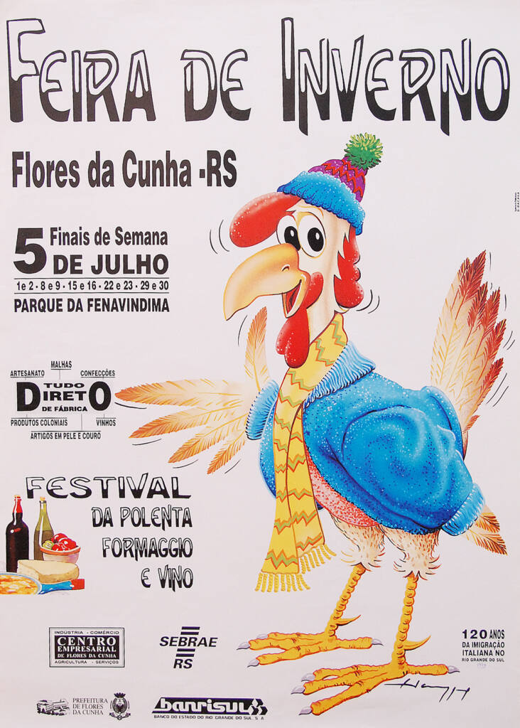 O nascimento do Galito na Feira de Inverno de 1995