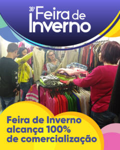 36ª Feira de Inverno alcança 100% de comercialização