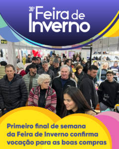Primeiro final de semana da Feira de Inverno confirma vocação para as boas compras