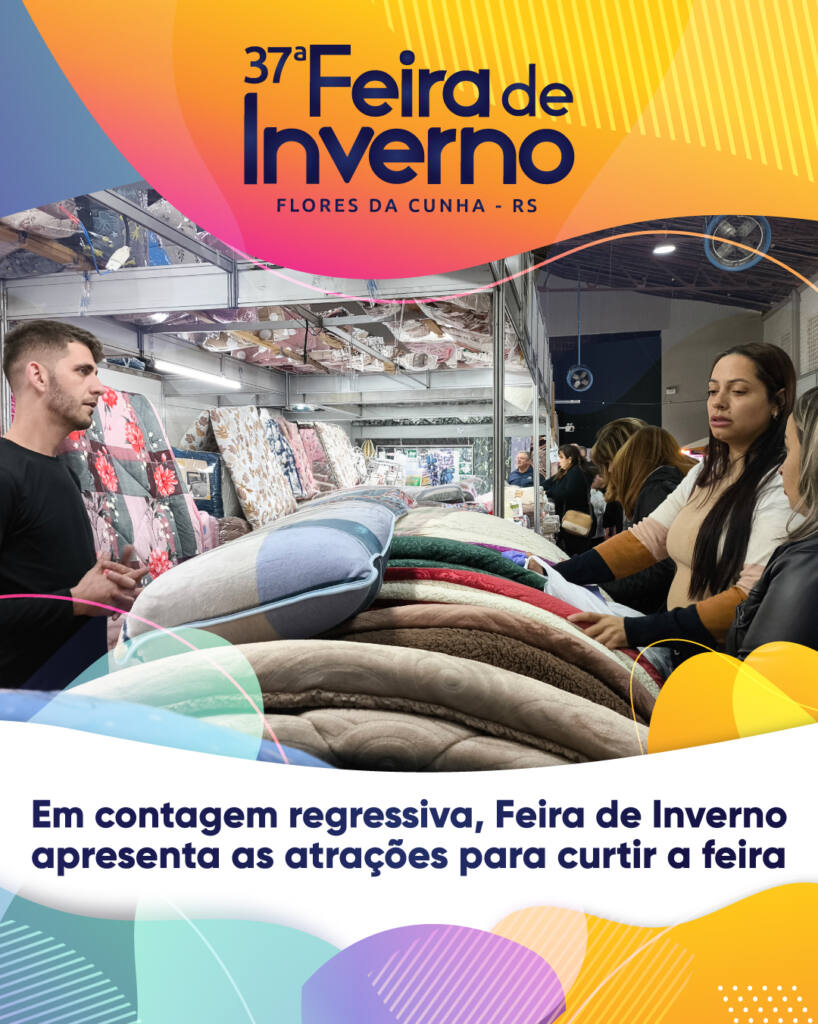 Em contagem regressiva, Feira de Inverno apresenta as atrações para curtir a feira