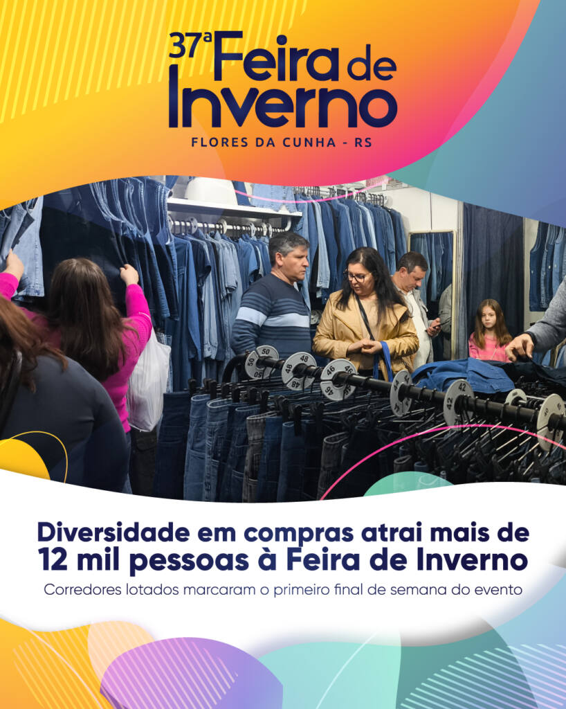 Diversidade em compras atrai mais de 12 mil pessoas à Feira de Inverno