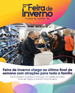 Feira de Inverno chega ao último final de semana com atrações para toda a família