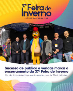 Sucesso de público e vendas marca o encerramento da 37ª Feira de Inverno